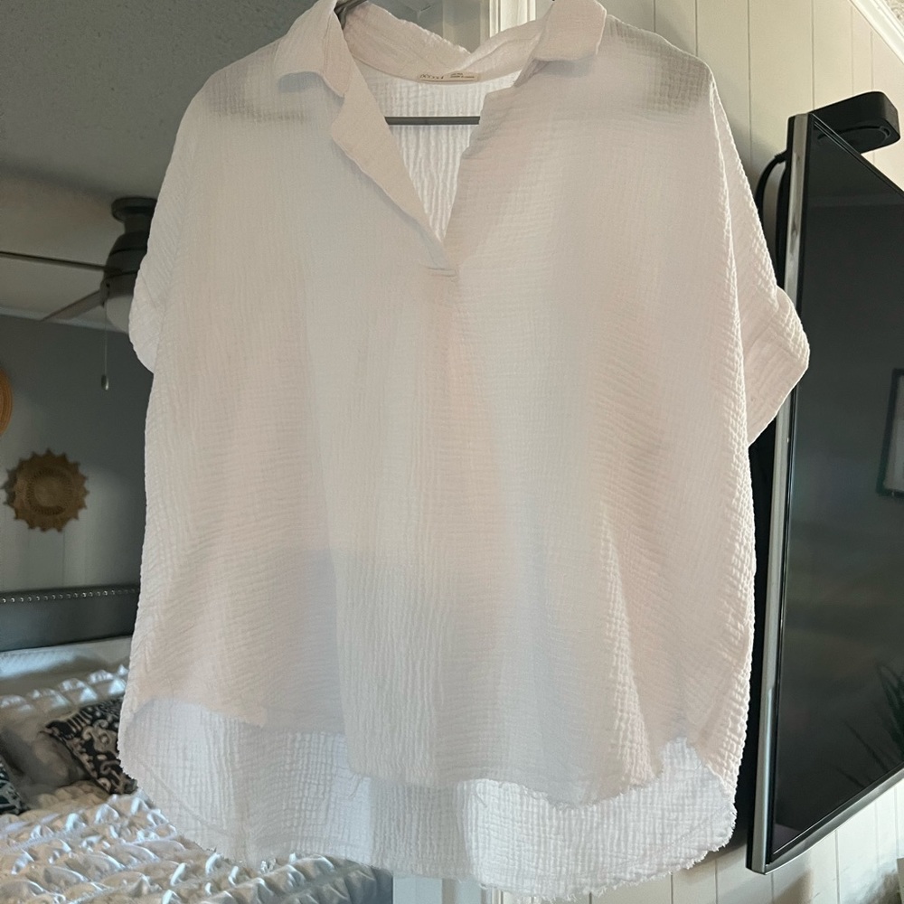Boutique gauze shirt